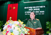 Đảng ủy Trường Trung cấp Kỹ thuật Tăng thiết giáp tổ chức hội nghị đảng ủy, đảng bộ 6 tháng cuối năm 2025