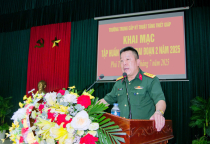 Trường Trung cấp Kỹ thuật Tăng thiết giáp tổ chức tập huấn cán bộ giai đoạn 2 năm 2025