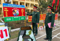 Trường Trung cấp Kỹ thuật Tăng thiết giáp tổ chức thi cơ sở vật chất huấn luyện và hội thao ra quân huấn luyện năm 2025