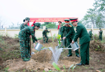 Trường Trung cấp Kỹ thuật Tăng thiết giáp tổ chức “Tết trồng cây đời đời nhớ ơn Bác Hồ” Xuân Bính Ngọ năm 2026