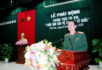 Trường Trung cấp Kỹ thuật Tăng thiết giáp tổ chức Lễ phát động phong trào thi đua “Toàn dân bảo vệ an ninh Tổ quốc”	