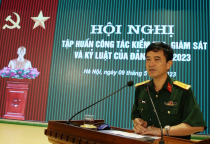 Binh chủng Tăng thiết giáp: Tập huấn công tác kiểm tra, giám sát và kỷ luật của Đảng năm 2023