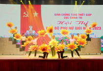 Cục Chính trị Binh chủng tổ chức Hội thi Cán bộ Hội phụ nữ giỏi năm 2023