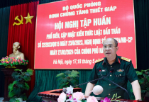 Binh chủng Tăng thiết giáp tổ chức tập huấn Luật Đấu thầu 2023 và Nghị định số 24/2024/NĐ-CP của Chính phủ