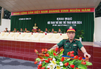 Lữ đoàn xe tăng 201 khai mạc Hội thao Thể dục, thể thao năm 2024