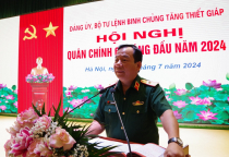 Hội nghị Quân chính Binh chủng Tăng thiết giáp 6 tháng đầu năm 2024