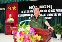 Hội nghị Sơ kết xây dựng đơn vị điểm của Bộ Quốc phòng về xây dựng chính quy, quản lý kỷ luật 6 tháng đầu năm 2024