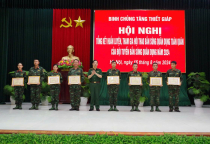 Hội nghị tổng kết huấn luyện, tham gia Hội thao bắn súng quân dụng toàn quân năm 2024