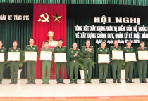 Xây dựng chính quy, quản lý kỷ luật tốt góp phần xây dựng Lữ đoàn tinh, gọn, mạnh