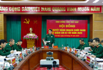 Xét duyệt, nâng ngạch và bãi miễn chức danh sĩ quan  chuyên môn - kỹ thuật - nghiệp vụ năm 2025