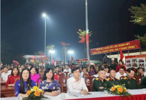 Trường Sĩ quan Tăng thiết giáp tham gia Ngày hội Đại đoàn kết toàn dân tộc tại huyện Tam Dương, tỉnh Vĩnh Phúc