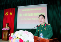 Binh chủng Tăng thiết giáp khai mạc tập huấn cán bộ năm 2025