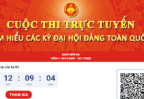 Tham gia Cuộc thi trực tuyến tìm hiểu các kỳ Đại hội Đảng toàn quốc 