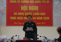Đảng ủy, đảng bộ Xưởng sửa chữa Tăng thiết giáp X32 đã tổ chức Hội nghị Đảng ủy và Hội nghị Đảng bộ thành công tốt đẹp