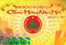 Thủ trưởng Binh chủng Tăng thiết giáp chúc mừng năm mới Ất Tỵ 2025