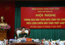 Hội nghị Ban Chỉ đạo 92 Binh chủng thông qua Bản thảo các tập Điều lệnh tác chiến, Điều lệnh chiến đấu Tăng thiết giáp