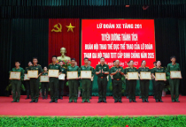 Lữ đoàn xe tăng 201 tổ chức Lễ tuyên dương thành tích xuất sắc trong Hội thao Thể dục thể thao cấp Binh chủng năm 2025