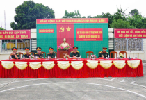 Binh chủng Tăng thiết giáp tổ chức chấm thi hậu cần, kỹ thuật tại Tiểu đoàn vận tải 987