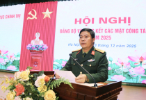 Hội nghị Đảng bộ Cục Chính trị và tổng kết các mặt công tác năm 2025