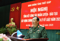 Tổ chức Hội nghị Tổng kết công tác huấn luyện - đào tạo, xây dựng chính quy, quản lý kỷ luật năm 2025 