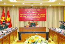 Tham gia Hội nghị trực tuyến Tổng kết công tác xây dựng Luật Quản lý, bảo vệ công trình quốc phòng và khu quân sự; tập huấn Luật và các văn bản quy định chi tiết, hướng dẫn thi hành