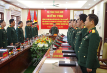 Đoàn công tác của Bộ tổng Tham mưu kiểm tra công tác SSCĐ bảo vệ bầu cử đại biểu quốc hội khoá XVI và đại biểu HĐND các cấp nhiệm kỳ 2026-2031 tại Lữ đoàn xe tăng 201