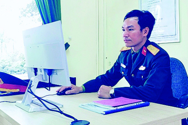 Thiếu tá Trần Văn Bình, học Bác bằng sự nỗ lực, sáng tạo trong công tác giảng dạy