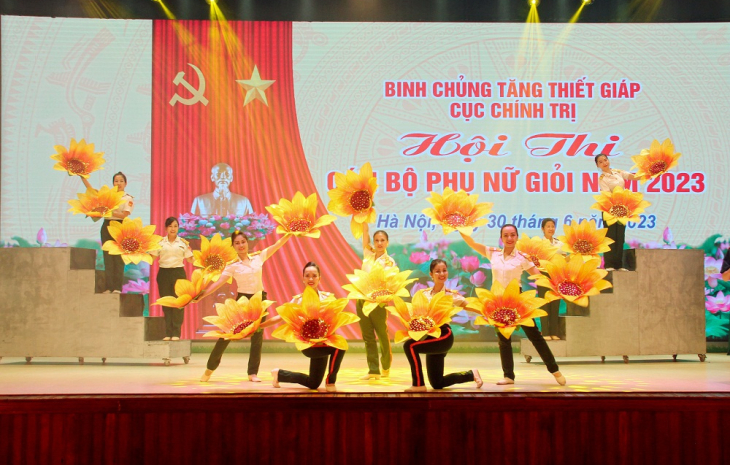 Cục Chính trị Binh chủng tổ chức Hội thi Cán bộ Hội phụ nữ giỏi năm 2023