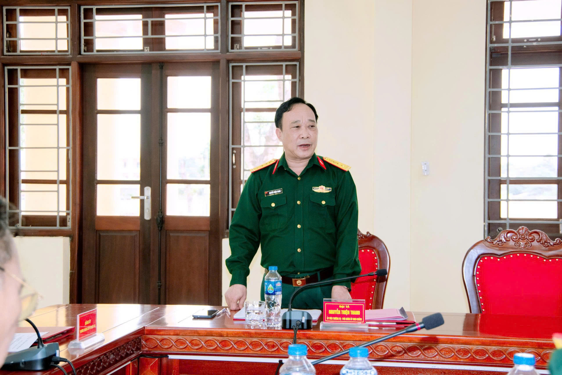 Đảng ủy Trường Trung cấp Kỹ thuật Tăng thiết giáp tổ chức Hội nghị ra Nghị quyết lãnh đạo thực hiện nhiệm vụ tháng 4 năm 2026
