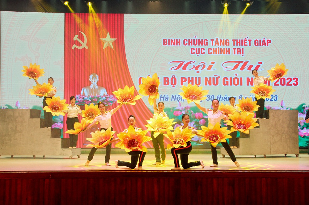 Cục Chính trị Binh chủng tổ chức Hội thi Cán bộ Hội phụ nữ giỏi năm 2023