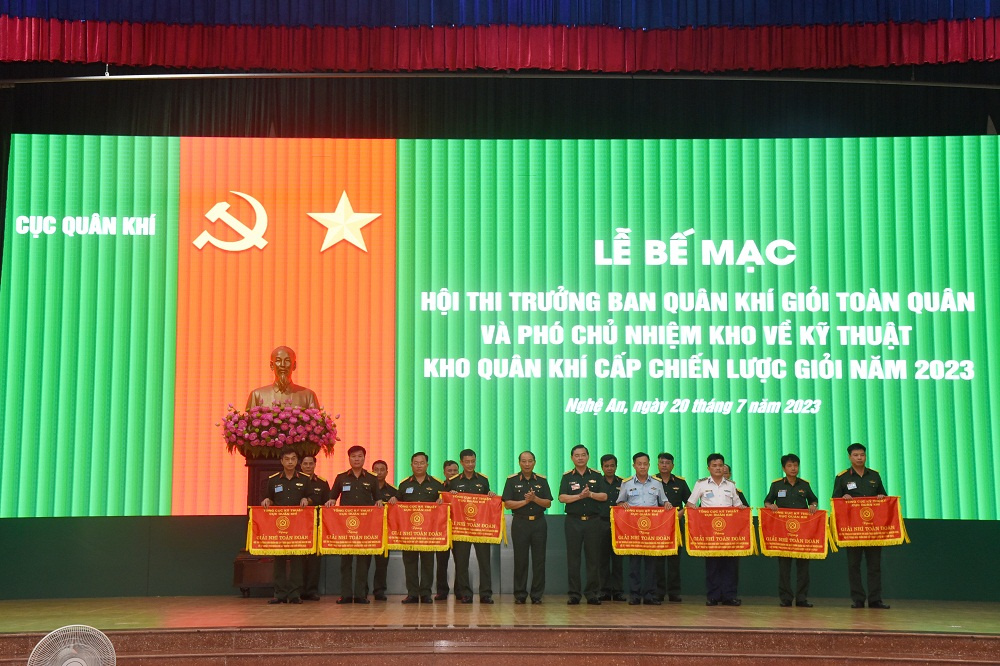 Binh chủng Tăng thiết giáp đạt giải cao Hội thi Kỹ thuật kho quân khí cấp chiến lược giỏi năm 2023