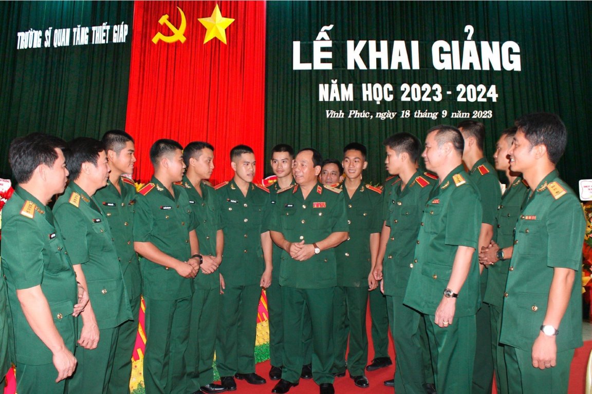 Trường Sĩ quan Tăng thiết giáp khai giảng năm học (2023-2024)