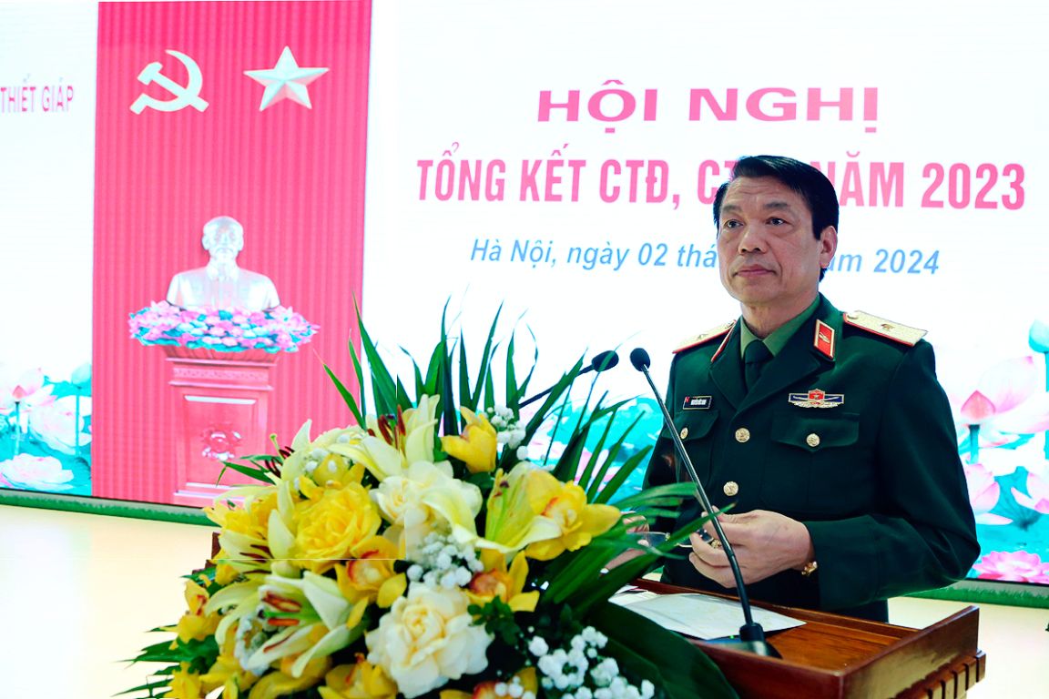 Binh chủng Tăng thiết giáp tổ chức Hội nghị Tổng kết công tác Đảng, công tác Chính trị năm 2023