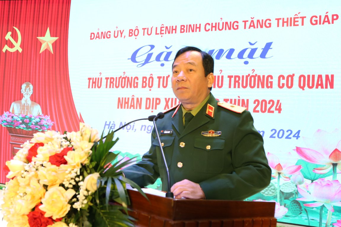 Gặp mặt Thủ trưởng Bộ Tư lệnh, Thủ trưởng cơ quan nhân dịp đón xuân Giáp Thìn năm 2024