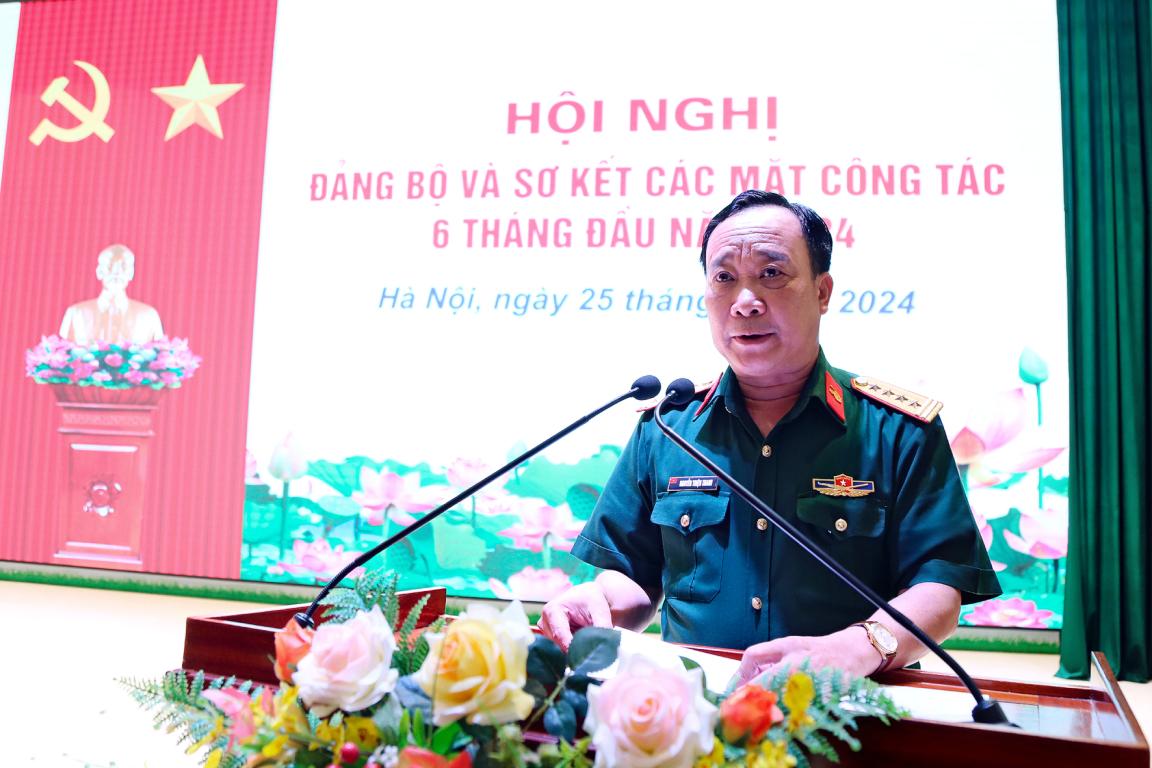 Cục Chính trị tổ chức Hội nghị Đảng bộ và sơ kết các mặt công tác 6 tháng đầu năm 2024