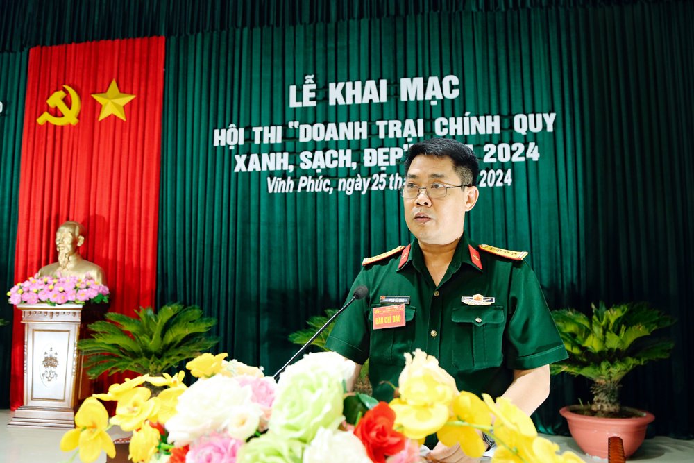 Khai mạc Hội thi “Doanh trại chính quy, xanh, sạch, đẹp” năm 2024