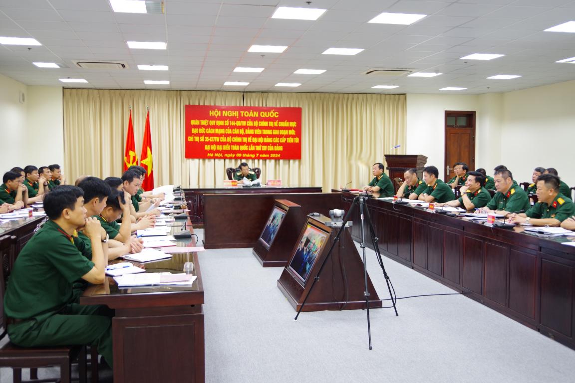 Tham gia Hội nghị toàn quốc quán triệt Quy đinh số 144-QĐ/TW của  Bộ Chính trị về chuẩn mực đạo đức cách mạng của cán bộ, đảng viên trong  giai đoạn mới