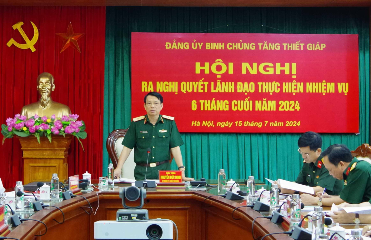 Hội nghị Đảng ủy ra Nghị quyết lãnh đạo thực hiện nhiệm vụ  6 tháng cuối năm 2024