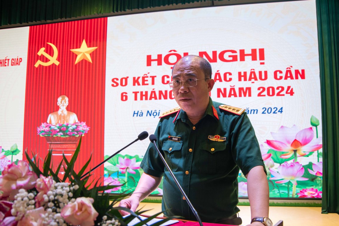 Hội nghị Sơ kết công tác Hậu cần 6 tháng đầu năm 2024
