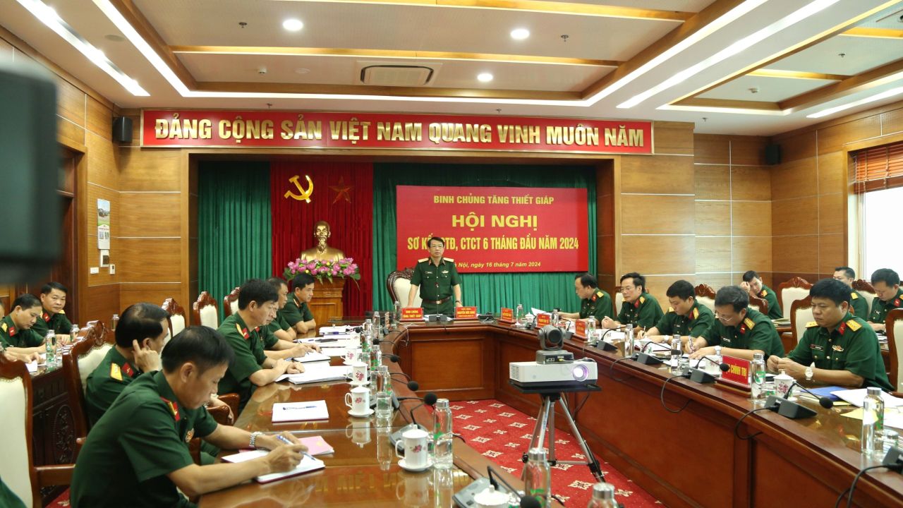 Hội nghị Sơ kết Công tác Đảng, Công tác Chính trị 6 tháng đầu năm 2024