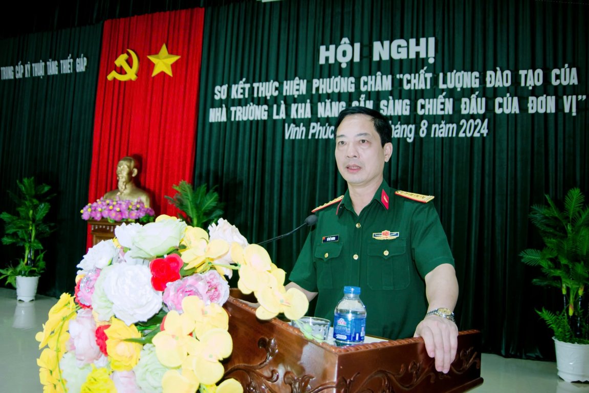 Trường Trung cấp Kỹ thuật TTG tiếp tục thực hiện phương châm “Chất lượng đào tạo của nhà trường là khả năng sẵn sàng chiến đấu của đơn vị”