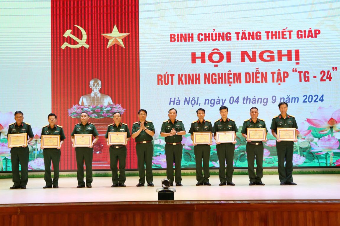Hội nghị rút kinh nghiệm diễn tập “TG-24”