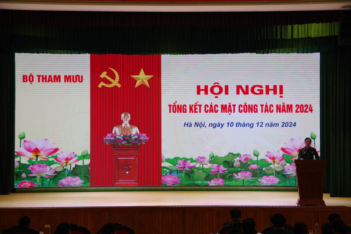 Bộ Tham mưu tổng kết các mặt công tác năm 2024