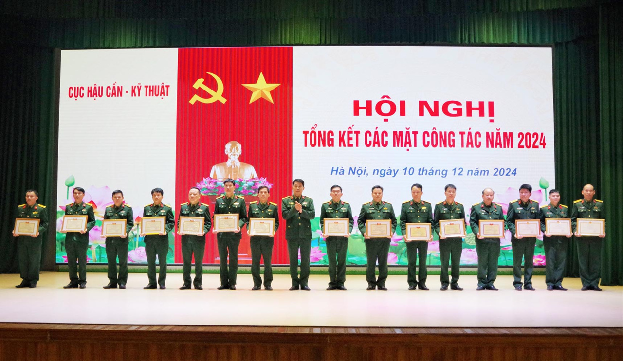 Cục Hậu cần - Kỹ thuật tổ chức tổng kết các mặt công tác năm 2024