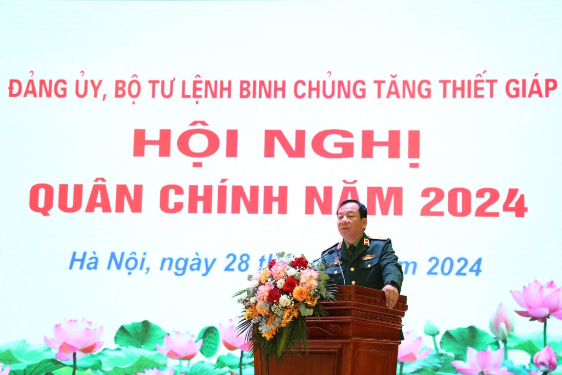 Hội nghị Quân chính Binh chủng Tăng thiết giáp năm 2024