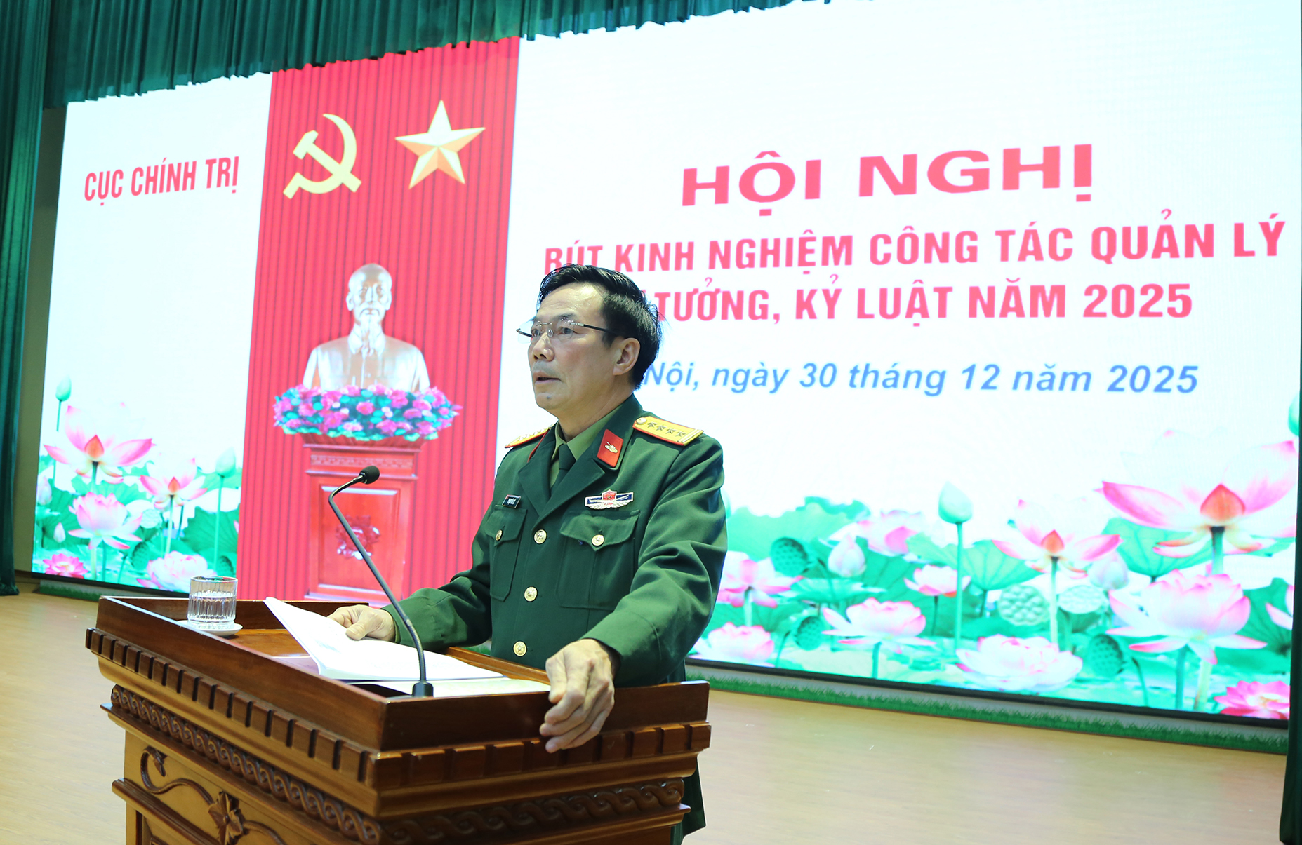 Cục Chính trị rút kinh nghiệm công tác quản lý  tư tưởng, kỷ luật năm 2025