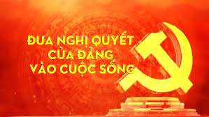 Tờ gấp tuyên truyền kết quả Đại hội XIV của Đảng