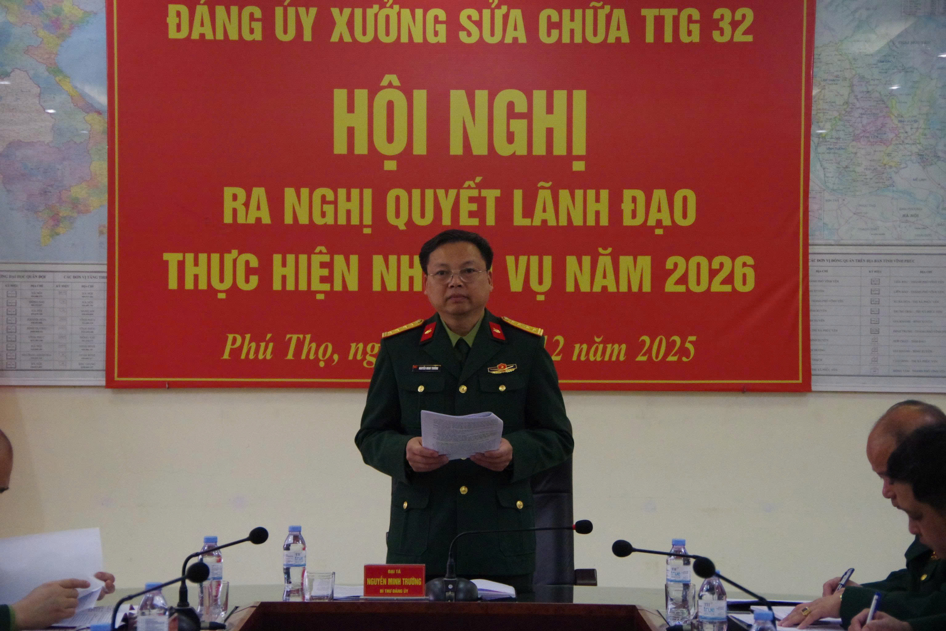 Đảng ủy, đảng bộ Xưởng sửa chữa Tăng thiết giáp X32 đã tổ chức Hội nghị Đảng ủy và Hội nghị Đảng bộ thành công tốt đẹp