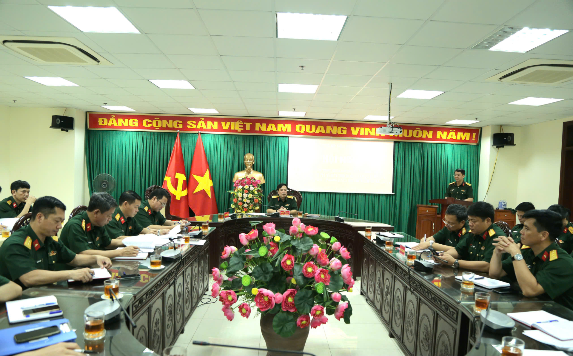  Đảng ủy Cục Chính trị tổ chức Hội nghị tổng kết 10 năm thực hiện chỉ thị số 05-CT/TW của Bộ Chính trị