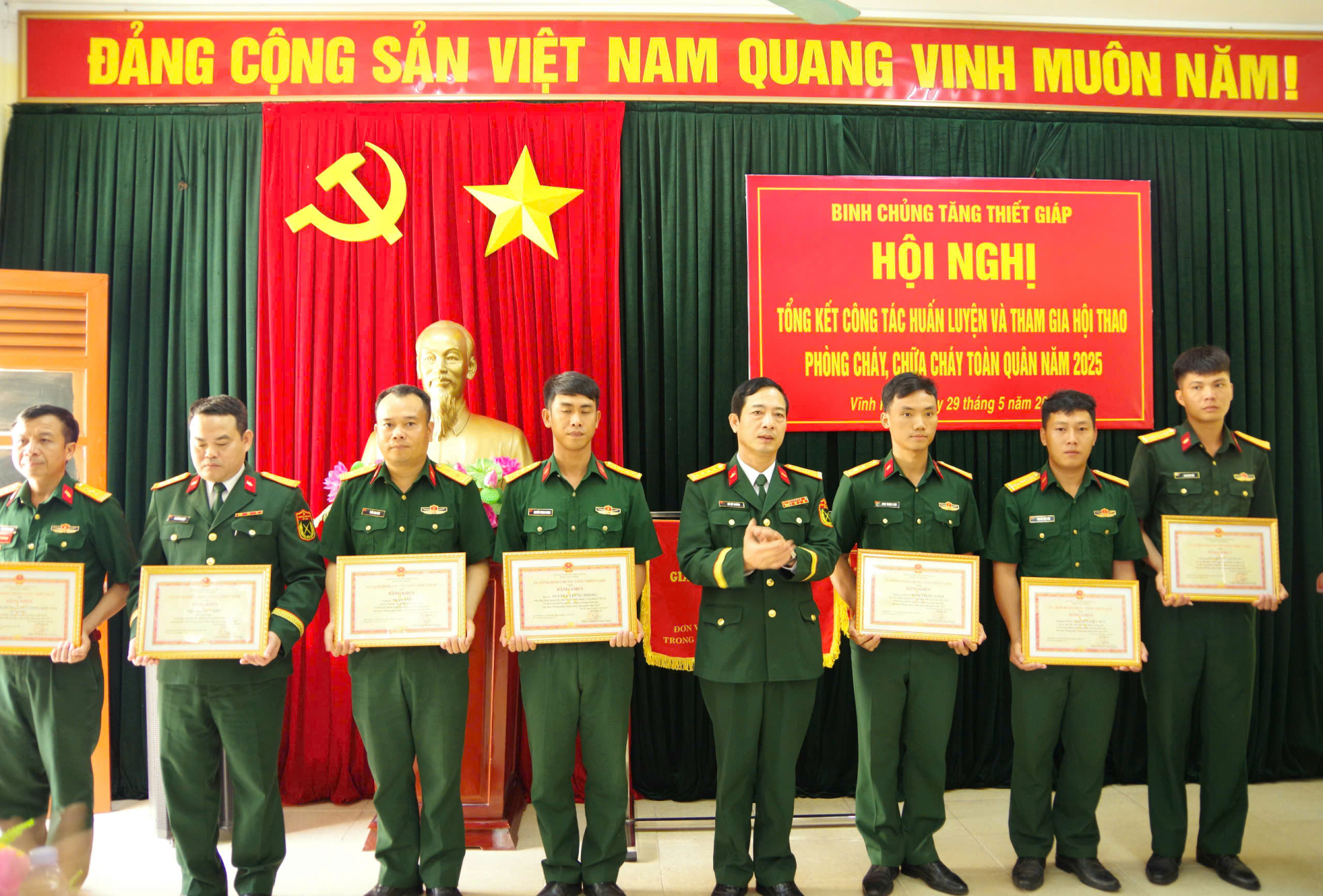 Binh chủng Tăng thiết giáp đạt Giải Nhất toàn đoàn  tại Hội thao Phòng cháy chữa cháy toàn quân năm 2025